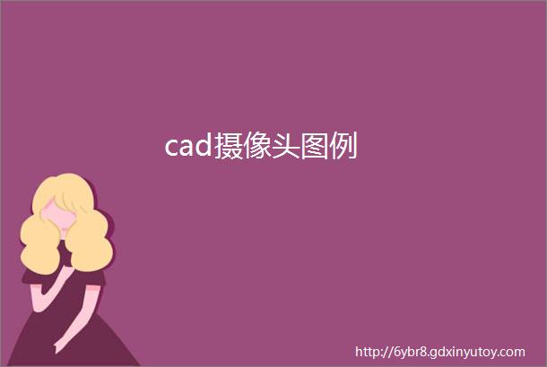 cad摄像头图例